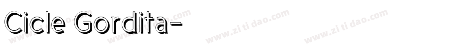 Cicle Gordita字体转换